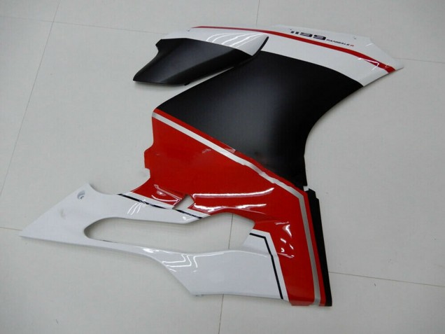 Discount 2011-2014 White Red Matte Black Ducati 1199 Motorcycle Fairings Canada