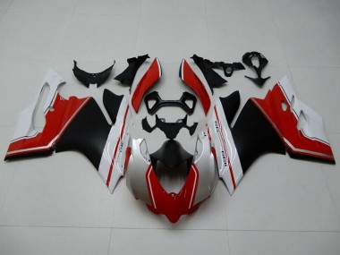 Discount 2011-2014 White Red Matte Black Ducati 1199 Motorcycle Fairings Canada