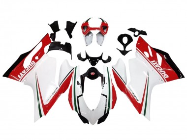 Discount 2011-2014 White Red Green Glossy Black Ducati 1199 Motorcycle Fairings Canada