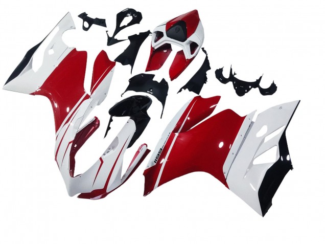 Discount 2011-2014 White Red Glossy Black Ducati 1199 Motorcycle Fairings Canada