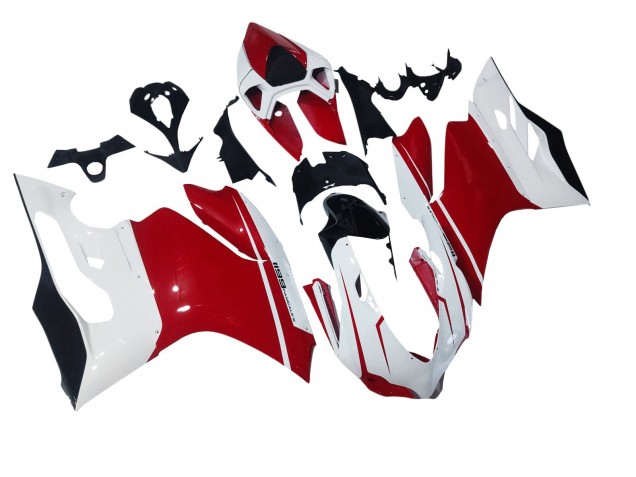 Discount 2011-2014 White Red Glossy Black Ducati 1199 Motorcycle Fairings Canada