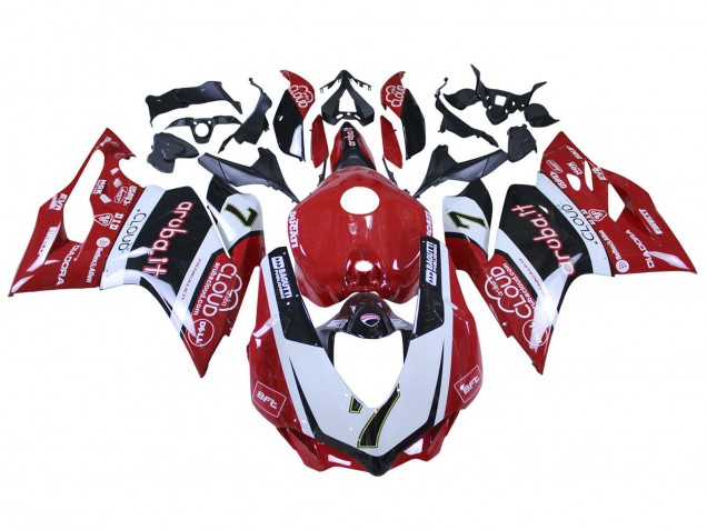 Discount 2015-2020 White Red Black Aruba 7 Ducati 959/1299 Motorcycle Fairings Canada