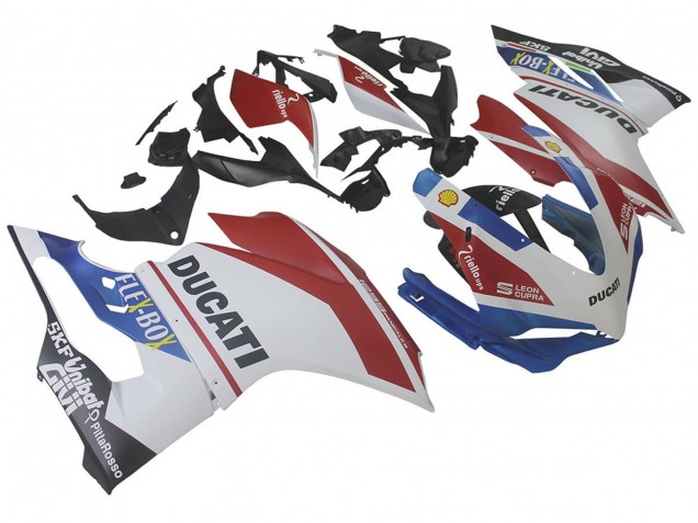 Discount 2015-2020 White Red Blue Matte Black Unibat Flex-Box Ducati 1299 Motorcycle Fairings Canada