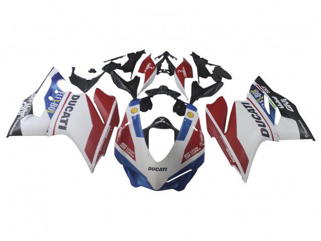 Discount 2015-2020 White Red Blue Matte Black Unibat Flex-Box Ducati 1299 Motorcycle Fairings Canada