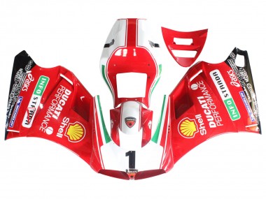 Discount 1993-2005 White Red Yellow Green Glossy Black Performance Ducati 748/916/996/998 Motorcycle Fairings Canada