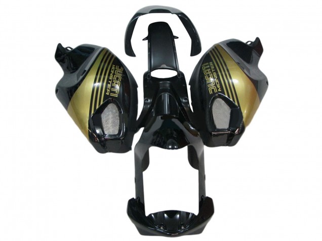 Discount 2008-2012 Glossy Black Gold Ducati Monster 696 796 1100 1100S Motorcycle Fairings Canada