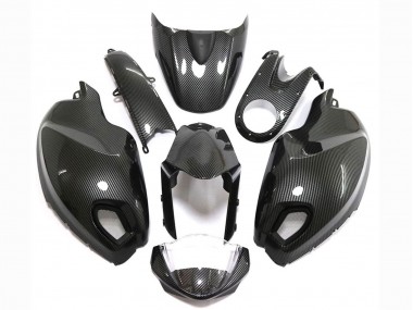 Discount 2008-2012 Black Carbon Fiber Style Ducati Monster 696 796 1100 1100S Motorcycle Fairings Canada
