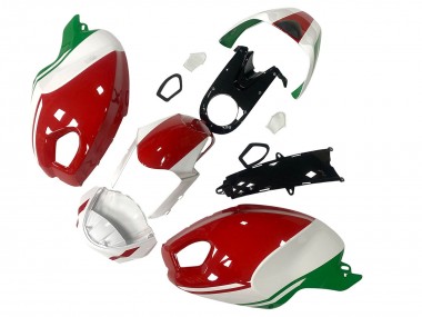Discount 2008-2012 White Red Green Ducati Monster 696 796 1100 1100S Motorcycle Fairing Canada