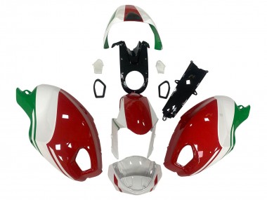 Discount 2008-2012 White Red Green Ducati Monster 696 796 1100 1100S Motorcycle Fairing Canada