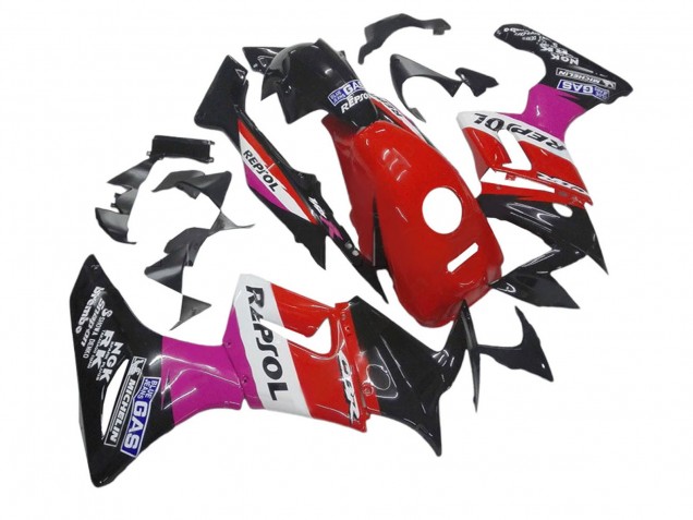 Discount 2002-2006 Pink White Red Glossy Black Repsol Michelin Honda CBR125R Motorcycle Fairings Canada