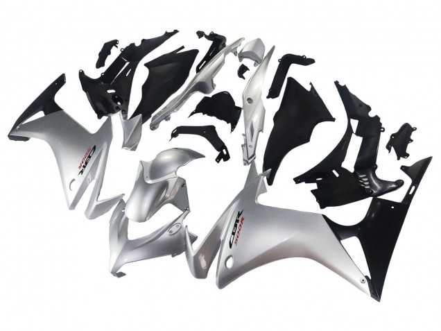 Discount 2013-2015 Silver Glossy Black Honda CBR500R Motorcycle Fairing Canada