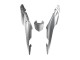 Discount 2013-2015 Silver Glossy Black Honda CBR500R Motorcycle Fairing Canada