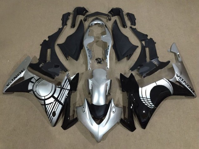 Discount 2013-2015 Silver Glossy Black Honda CBR500R Motorcycle Fairings Canada