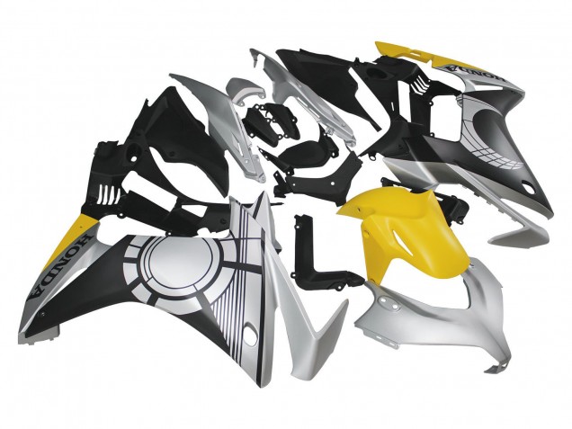 Discount 2013-2015 Silver Yellow Matte Black Honda CBR500R Motorcycle Fairings Canada