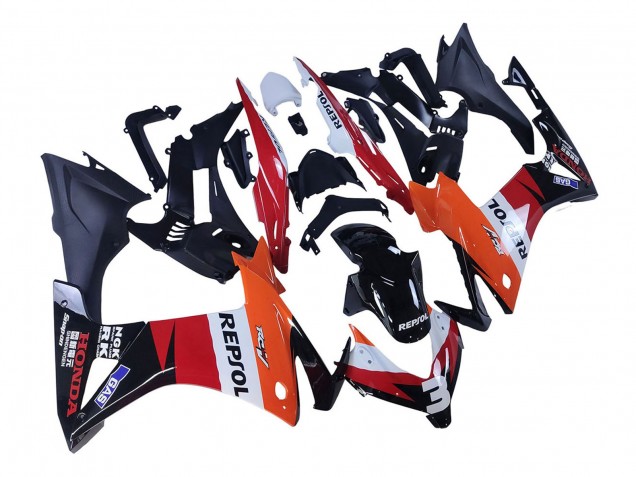 Discount 2013-2015 Orange White Red Glossy Black Repsol 3 Honda CBR500R Motorcycle Fairings Canada