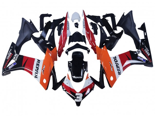 Discount 2013-2015 Orange White Red Glossy Black Repsol 3 Honda CBR500R Motorcycle Fairings Canada