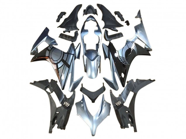 Discount 2013-2015 Silver Glossy Black Honda CBR500R Motorcycle Fairing Kits Canada