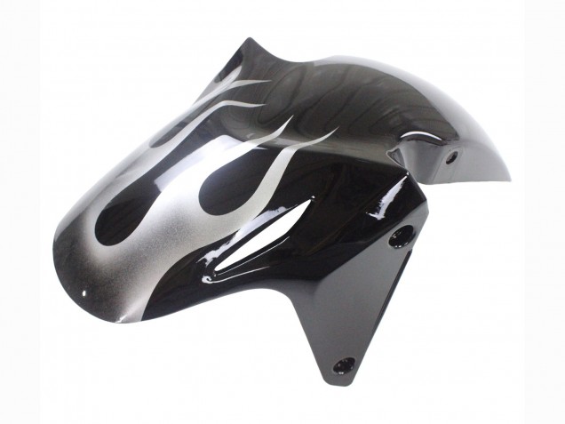 Discount 2013-2015 Glossy Black Silver Flame Honda CBR500R Motorcycle Fairings Canada