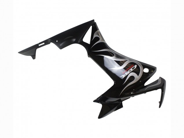 Discount 2013-2015 Glossy Black Silver Flame Honda CBR500R Motorcycle Fairings Canada