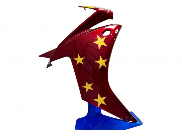 Discount 2013-2015 Red Blue Yellow Star Honda CBR500R Motorcycle Fairings Canada