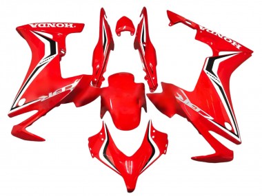 Discount 2013-2015 Red White Black Stripe Honda CBR500R Motorcycle Fairings Canada