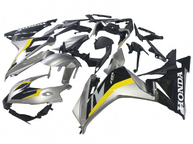 Discount 2019-2023 Silver Yellow Glossy Black Honda CBR500R Motorcycle Fairings Canada