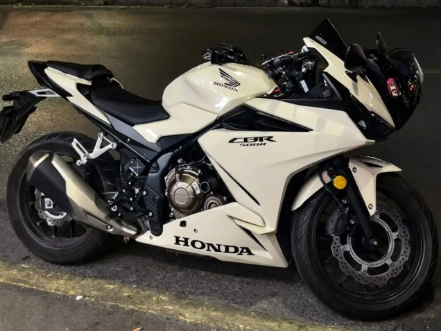 Discount 2019-2023 Pearl White Honda CBR500R Motorcycle Fairings Canada