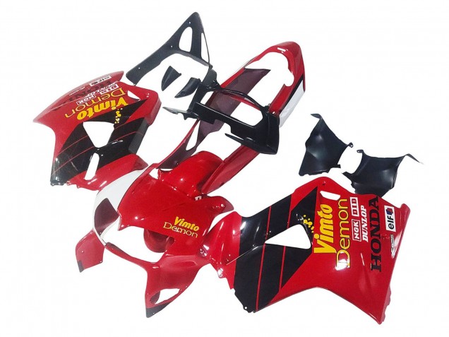 Discount 1998-2001 Red White Glossy Black Vimto Honda VFR 800 Motorcycle Fairings Canada
