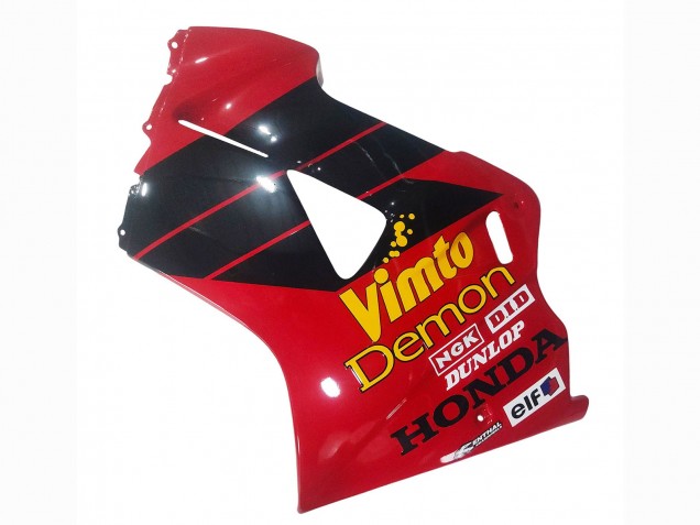 Discount 1998-2001 Red White Glossy Black Vimto Honda VFR 800 Motorcycle Fairings Canada