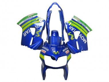 Discount 2002-2013 Blue Green White MoviStar Castrol Honda VFR 800 Motorcycle Fairings Canada