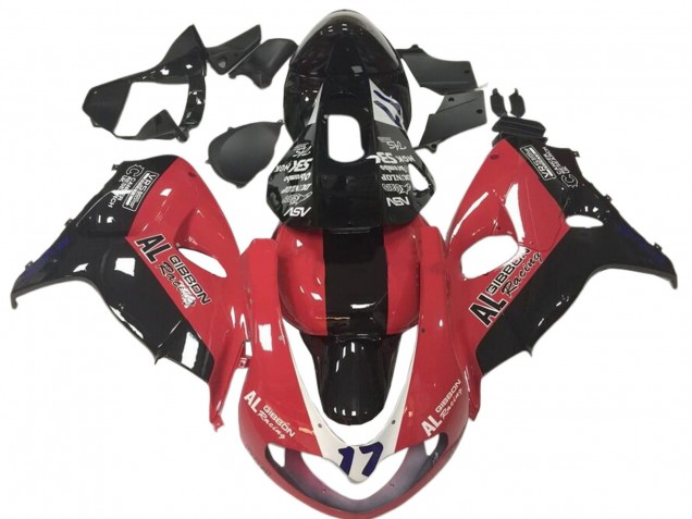 Discount 1998-2003 Red Black Racing 17 Suzuki TL1000R Motorcycle Fairings Canada