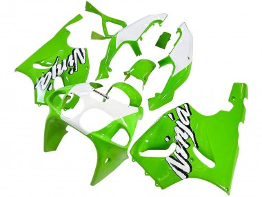 Discount 1996-2003 White Green Kawasaki ZX7R Motorcycle Fairings Canada