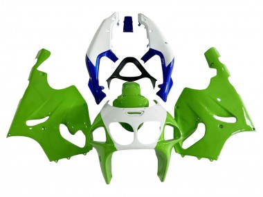 Discount 1996-2003 White Green Blue Kawasaki ZX7R Motorcycle Fairings Canada