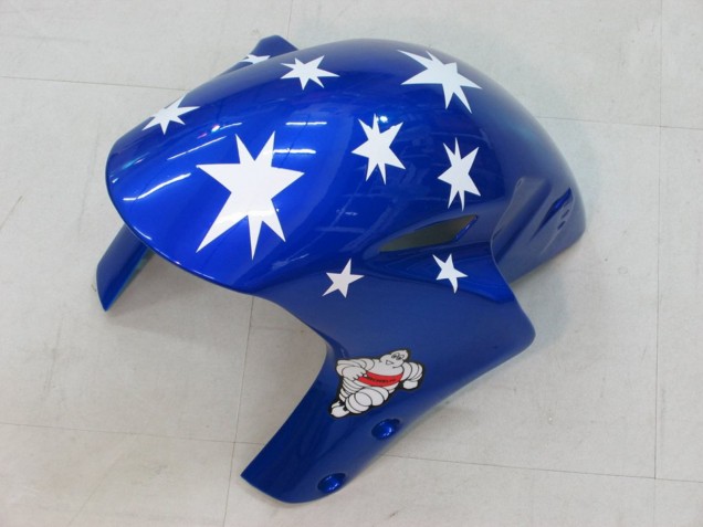 Discount 2004-2005 White Red Glossy Black Blue Star Honda CBR1000RR Motorcycle Fairings Canada