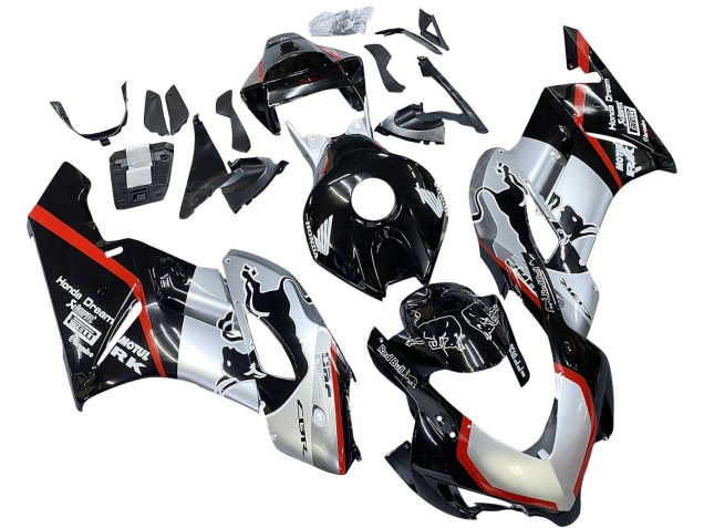 Discount 2004-2005 Silver Glossy Black Red Stripe Honda CBR1000RR Motorcycle Fairings Canada