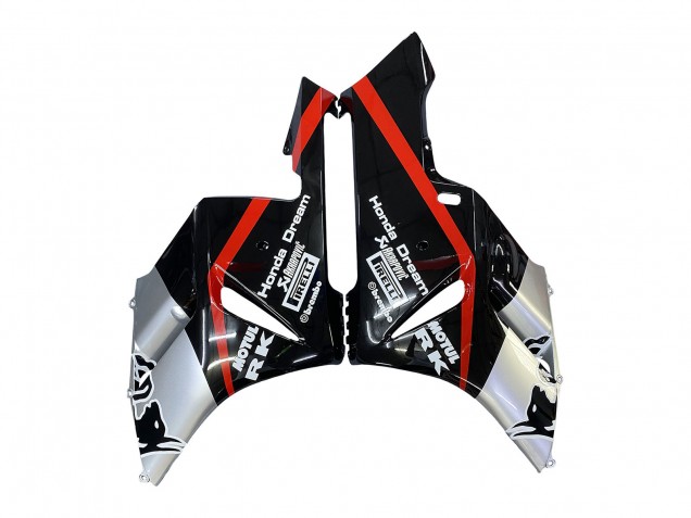 Discount 2004-2005 Silver Glossy Black Red Stripe Honda CBR1000RR Motorcycle Fairings Canada