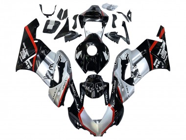 Discount 2004-2005 Silver Glossy Black Red Stripe Honda CBR1000RR Motorcycle Fairings Canada