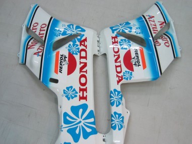 Discount 2004-2005 White Blue Snow Nastro Azzurro 46 Honda CBR1000RR Motorcycle Fairings Canada