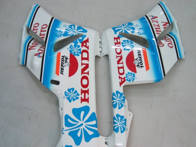 Discount 2004-2005 White Blue Snow Nastro Azzurro 46 Honda CBR1000RR Motorcycle Fairings Canada