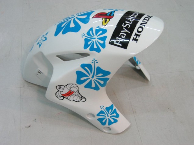 Discount 2004-2005 White Blue Snow Nastro Azzurro 46 Honda CBR1000RR Motorcycle Fairings Canada