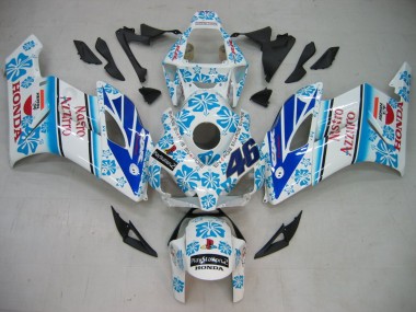 Discount 2004-2005 White Blue Snow Nastro Azzurro 46 Honda CBR1000RR Motorcycle Fairings Canada