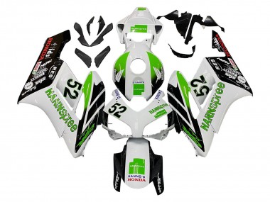 Discount 2004-2005 White Green Glossy Black Hannspree 52 Honda CBR1000RR Motorcycle Fairings Canada