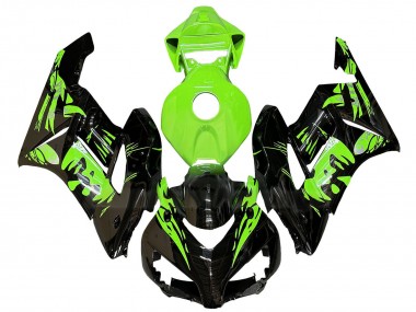 Discount 2004-2005 Green Glossy Black Honda CBR1000RR Motorcycle Fairings Canada