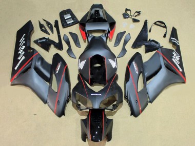 Discount 2004-2005 Glossy Black Glossy Grey Red Stripe Honda CBR1000RR Motorcycle Fairings Canada
