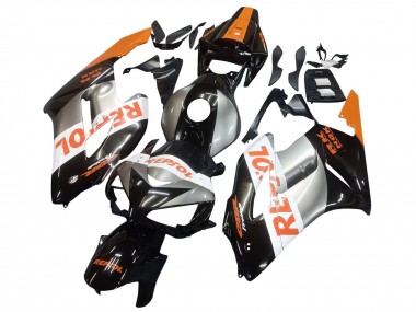 Discount 2004-2005 Orange Silver Glossy Black Repsol Honda CBR1000RR Motorcycle Fairings Canada