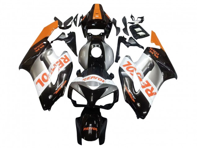 Discount 2004-2005 Orange Silver Glossy Black Repsol Honda CBR1000RR Motorcycle Fairings Canada
