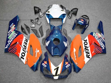 Discount 2004-2005 Orange White Red Blue Repsol Honda CBR1000RR Motorcycle Fairings Canada