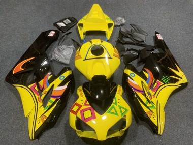 Discount 2004-2005 Yellow Glossy Black Orange Honda CBR1000RR Motorcycle Fairings Canada