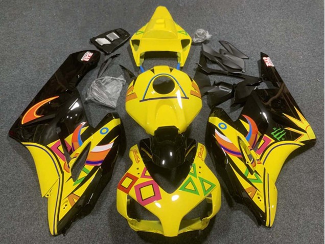 Discount 2004-2005 Yellow Glossy Black Orange Honda CBR1000RR Motorcycle Fairings Canada