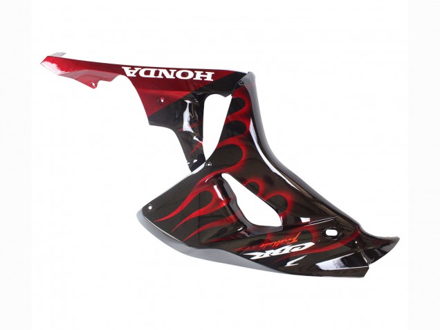 Discount 2006-2007 Glossy Black Red Flame Honda CBR1000RR Motorcycle Fairing Canada